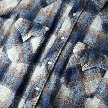 70s Wool Western L/S Shirt