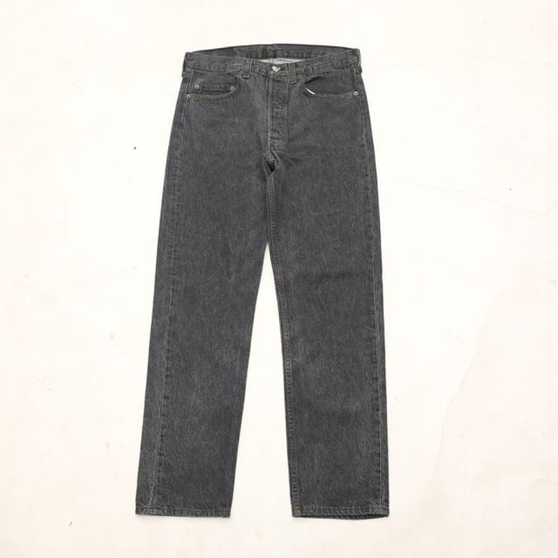 80s Levi's 501-0658 Black Denim Pants | Strato