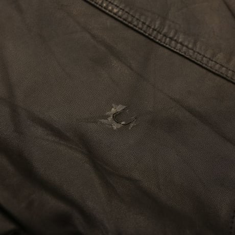 Black Lamb Leather Jacket Loose Silhouette