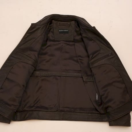 Bernardo Brown Lamb Leather Jacket