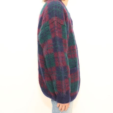 Mohair Hand Knitted Cardigan