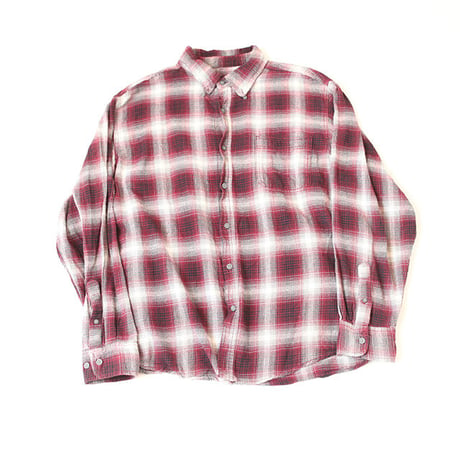 Ombre Checker Flannel Shirt