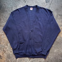 80s Jerzees Blank Sweat Cardigan