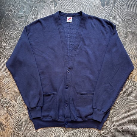 80s Jerzees Blank Sweat Cardigan
