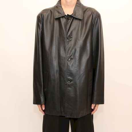 Black Leather Coat