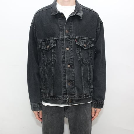 90's Levi's 70507-4858 Black Denim Jacket  MADE IN USA