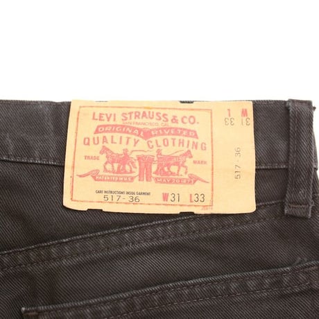 Levi's 517 Black Denim Pants