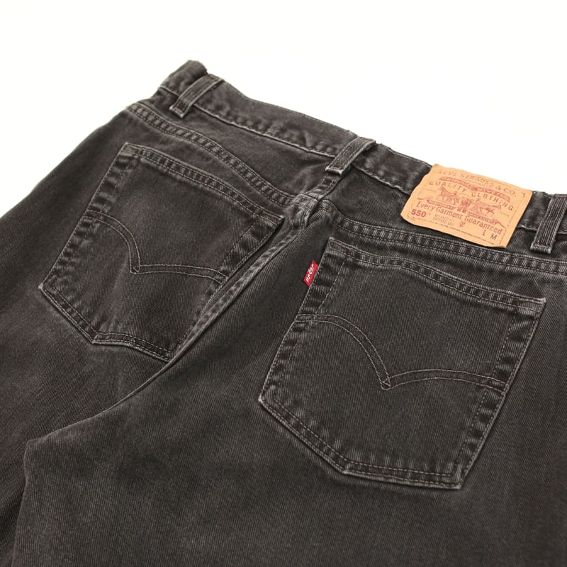 Levi's 550 Black Denim Pants MADE IN USA | Strato Levi's 550 Black Denim Pants MADE IN USA | Strato