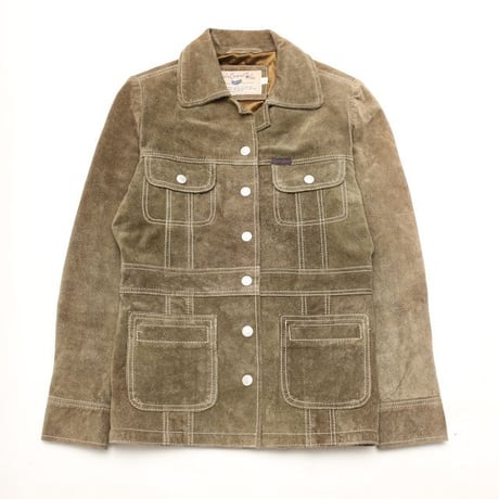 Suede Leather Safari Jacket