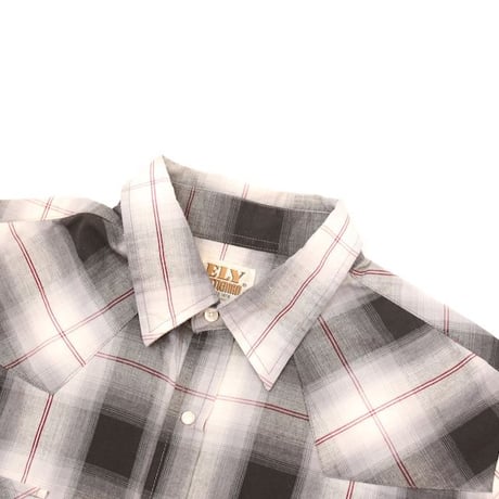 ELY Ombre Checked Western L/S Shirt