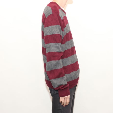 Border Knit Sweater