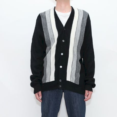 Vintage Acrylic Knit Cardigan