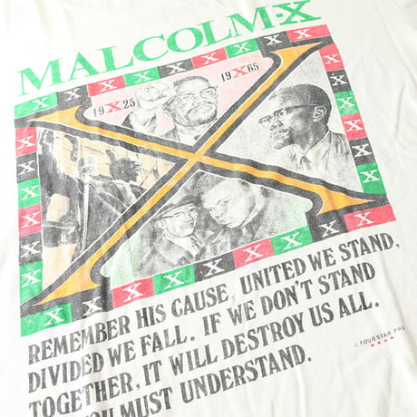 マルコムX Tシャツ Vintage Malcolm X T-Shirt