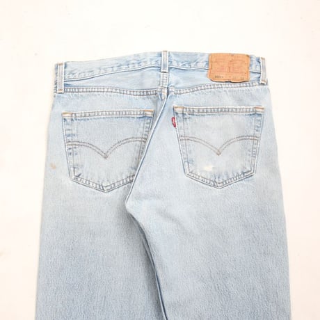 Levi's 501 Damage Denim Pants MADE IN MEXICO