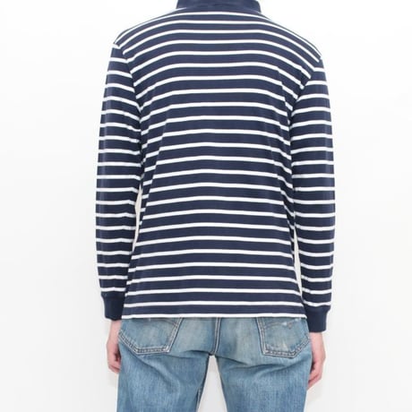 L.L.Bean Mokneck Border L/S T-Shirt