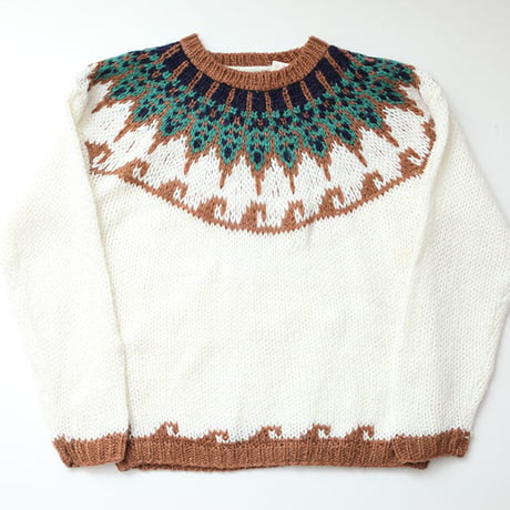 ノルディック ハンドニットセーター Nordic Hand Knit Sweater