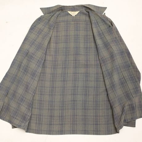 50s "Sportsman" Rayon Plaid Loop Shirt