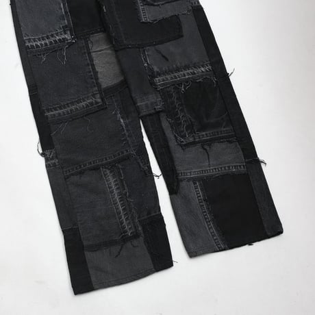Levi's Patchwork Remake Black Denim Pants