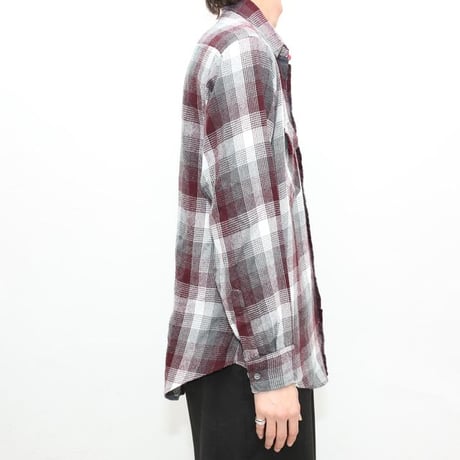 80's Ombre Plaid Acrylic Shirt