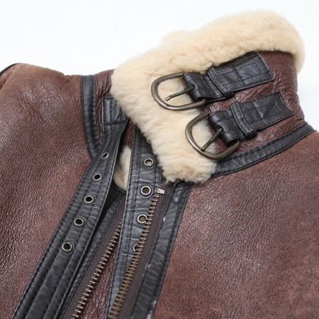 B-3 Mouton Leather Jacket