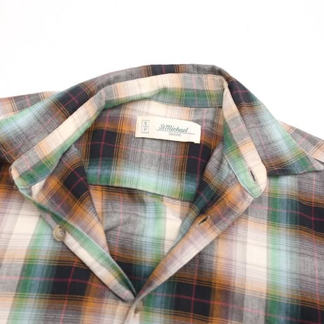 Ombre Plaid Cotton Shirt MADE IN CANADA