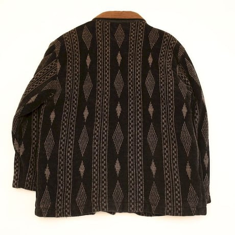Velour Knit × Suede Coat