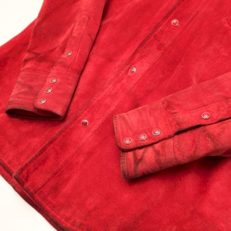 Suede Leather Western Shirt