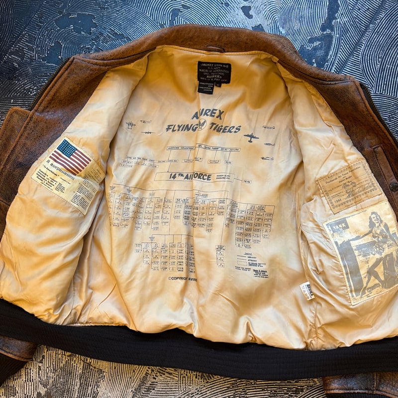 ジャケット・アウター AVIREX real leather flight jacket G-2 AVIREX Flight Leather Jacket Type G-2 | Strato