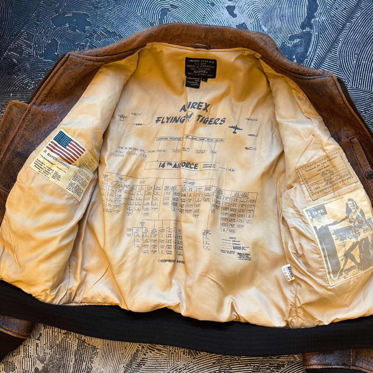 AVIREX Flight Leather Jacket Type G-2 | Strato