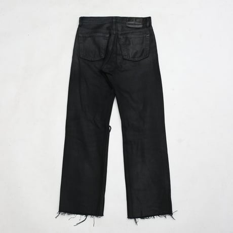 90s Levi's 501 Denim Pants "Black Coated & Damage"