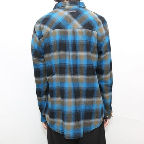 Ombre Check Flannel Shirt