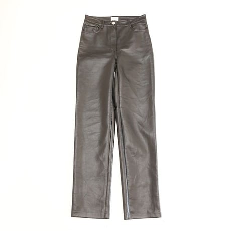 Fake Leather Slim Pants