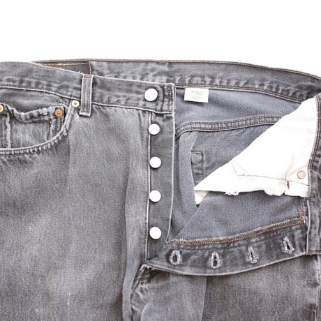 Levi's 501 Damage Black Denim Pants
