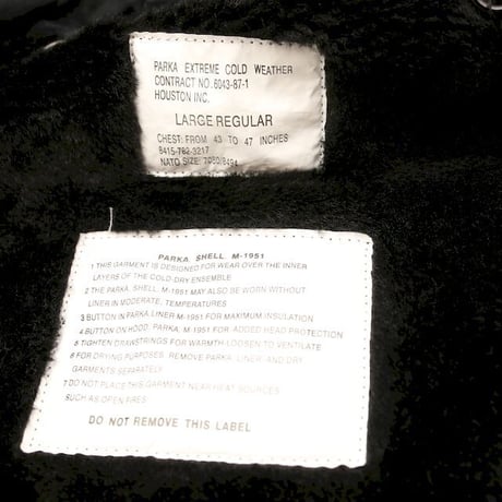 M-51 Military Coat Black