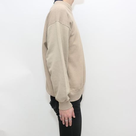 90s Jerzeez Blank Sweat Shirt Beige