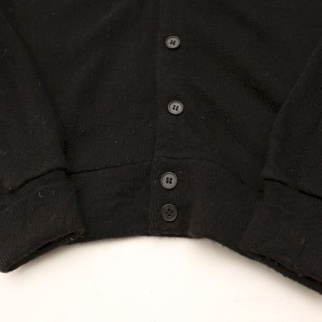 Jantzen Acryl Knit Cardigan Black MADE IN USA