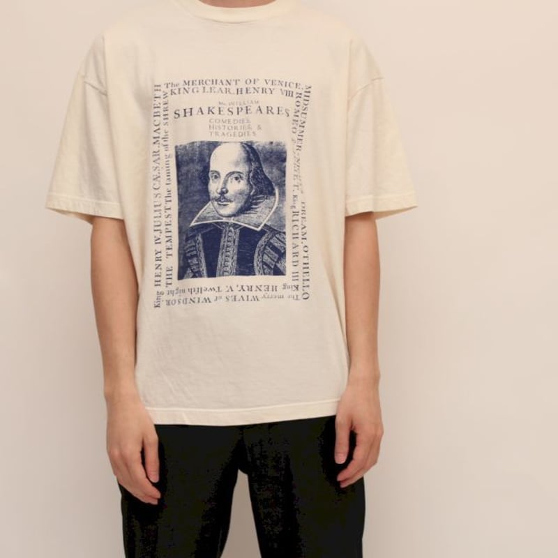 【william shakespeare】シェイクスピア 偉人 古着 XL William Shakespeare Print T-Shirt | Strato