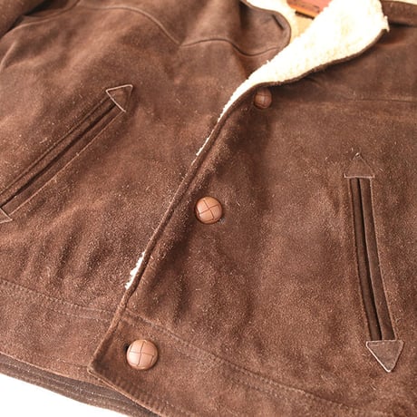 Suede Boa Jacket