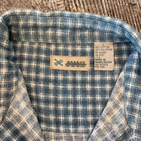 Haband Plaid Print Flannel Shirt