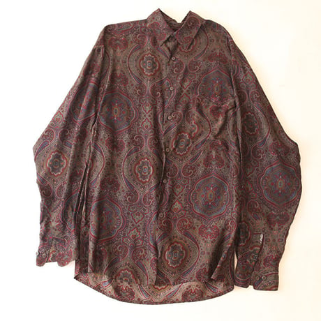 Silk Paisley L/S  Shirt