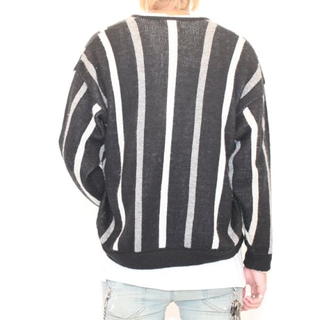 Stripe Knit Cardigan