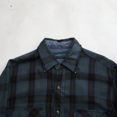 CLAYBROOKE Plaid Acrylic L/S Shirt