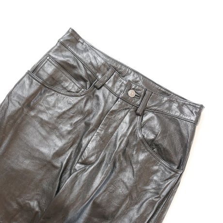 Wilsons Black Leather Flared Pants