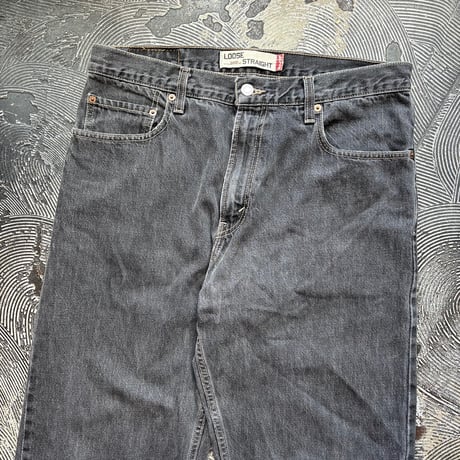 00s Levi’s 569 "Yarn-dyed" Black Denim Pants
