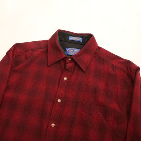 Pendleton Ombre Plaid Wool Shirt