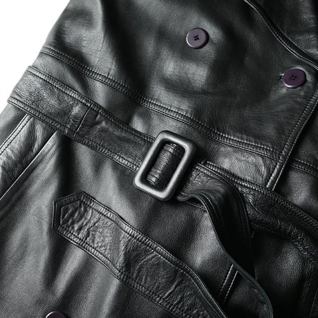 Leather Trench Coat