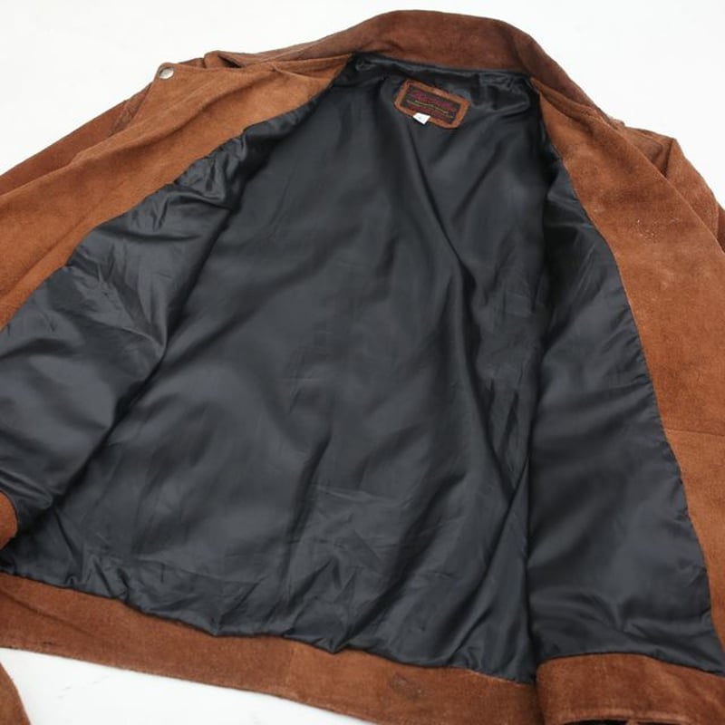 ジャケット・アウター 90s Euro Suede Leather Sports Blouson SYNTHETIC LEATHER SPORTS JACKET - SEDAN ALL-PUR