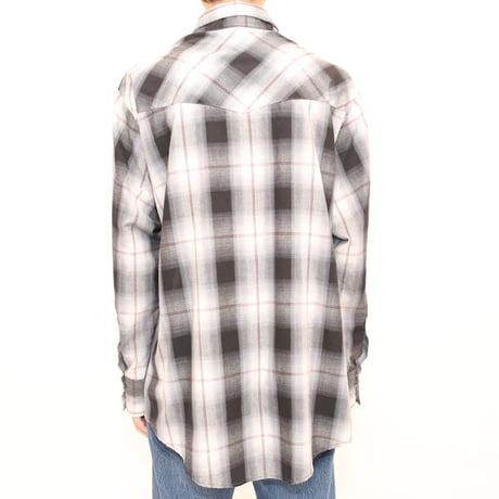 ELY Ombre Checked Western L/S Shirt