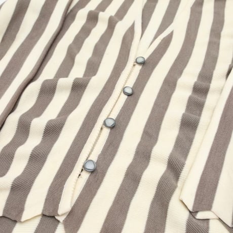 Vintage Stripe Knit Cardigan