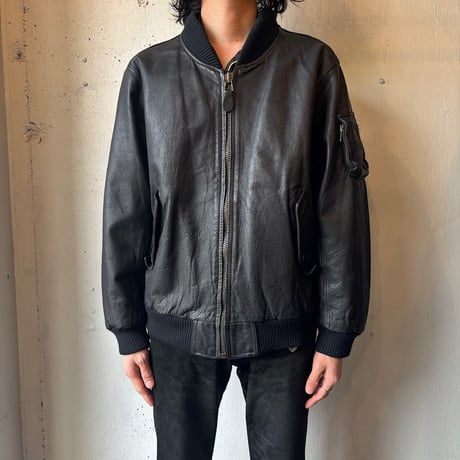MA-1 Type Flight Leather Jacket